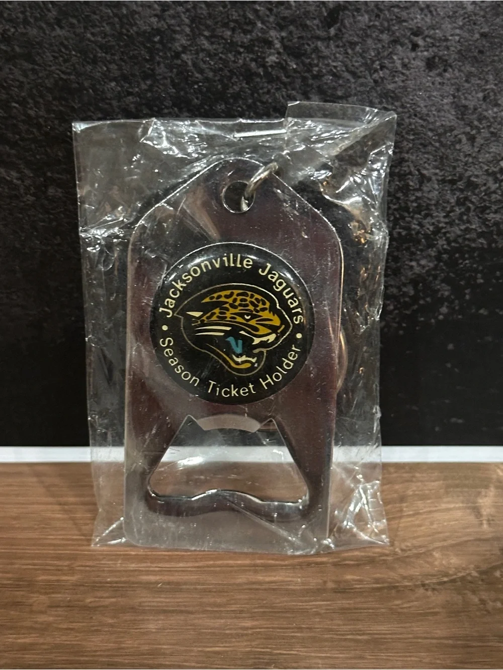 NEW Jacksonville Jaguars Season Ticket Holder Metal Bottle Opener Keychain NFL